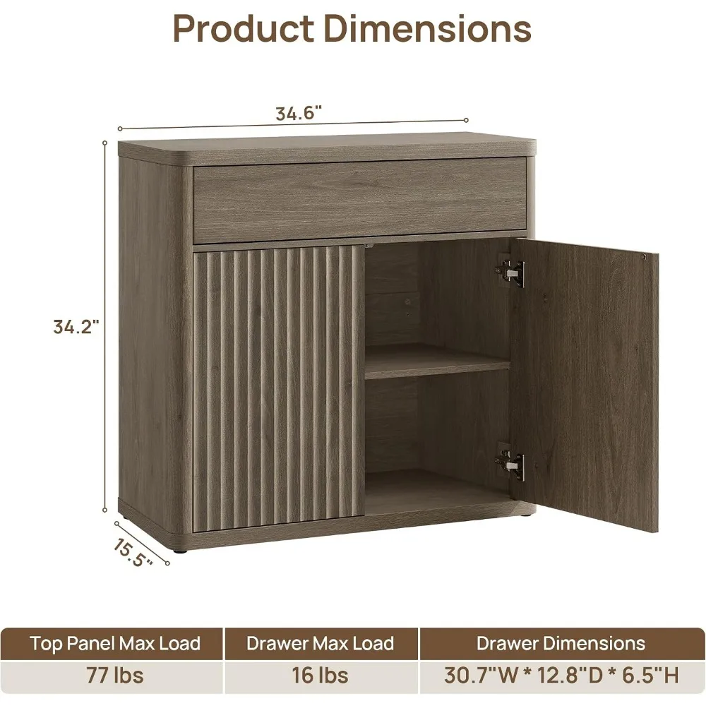 SICOTAS Buffet Cabinet with St - Credenza Office Storage review and price