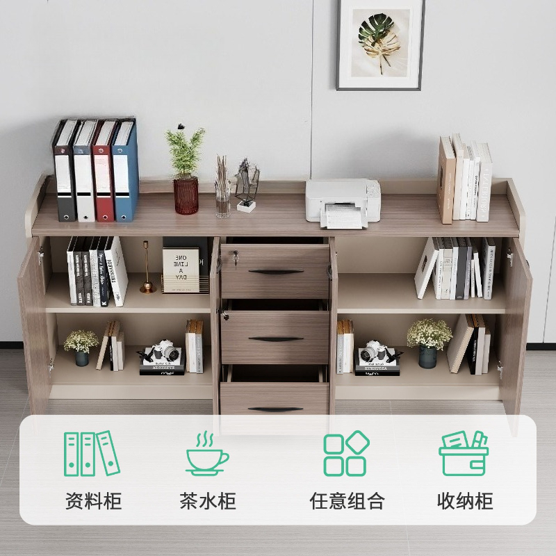 F*-Modern Wooden Low Office St - Credenza Office Storage review and price