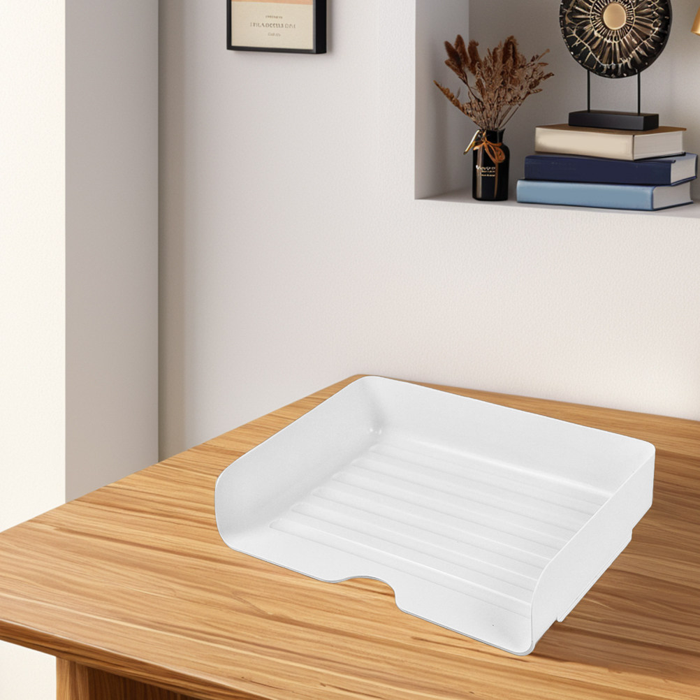 4Pcs Clear Stackable Desk Orga - Desktop Filing Tray review and price