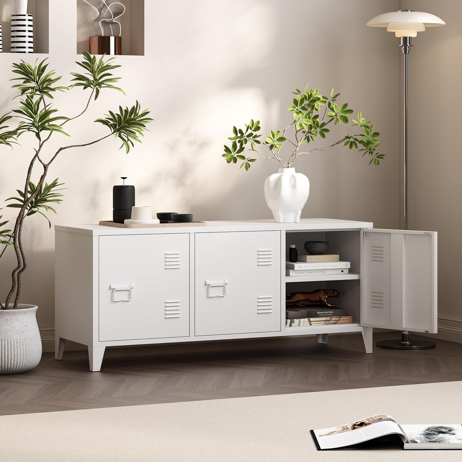 Modern TV Stand Entertainment  - Credenza Office Storage review and price