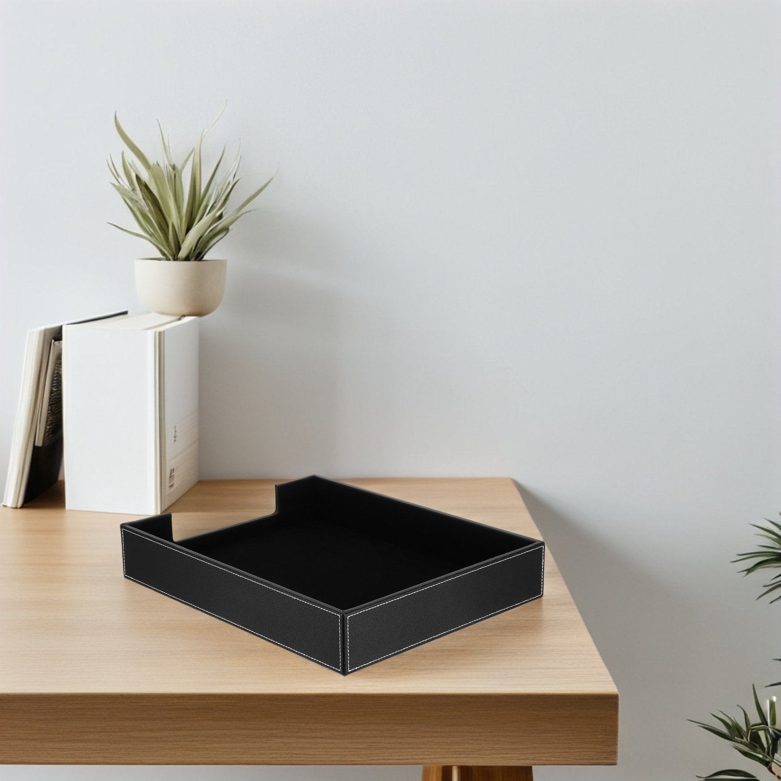 PU Black Desktop Document File - Desktop Filing Tray review and price
